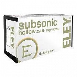 ELEY Subsonic hollow Prix: 9 €/50